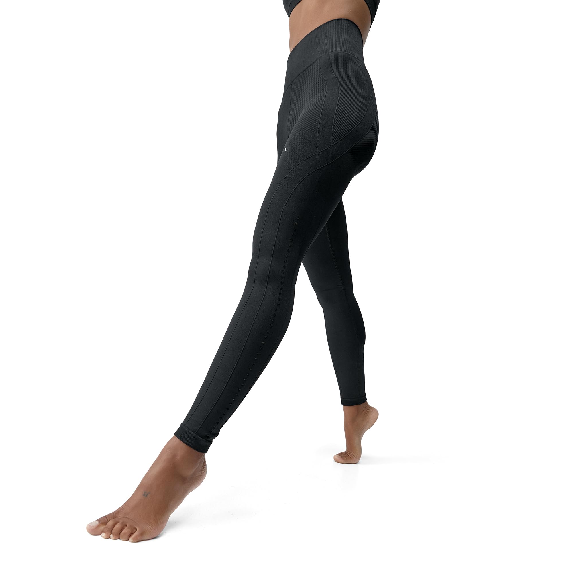 BORN Damskie Legginsy Shantala, Bezszwowe, Do Ćwiczeń, Biegania, Treningowe, Sportowe, Z Wysokim Stanem, O Pełnej Długości