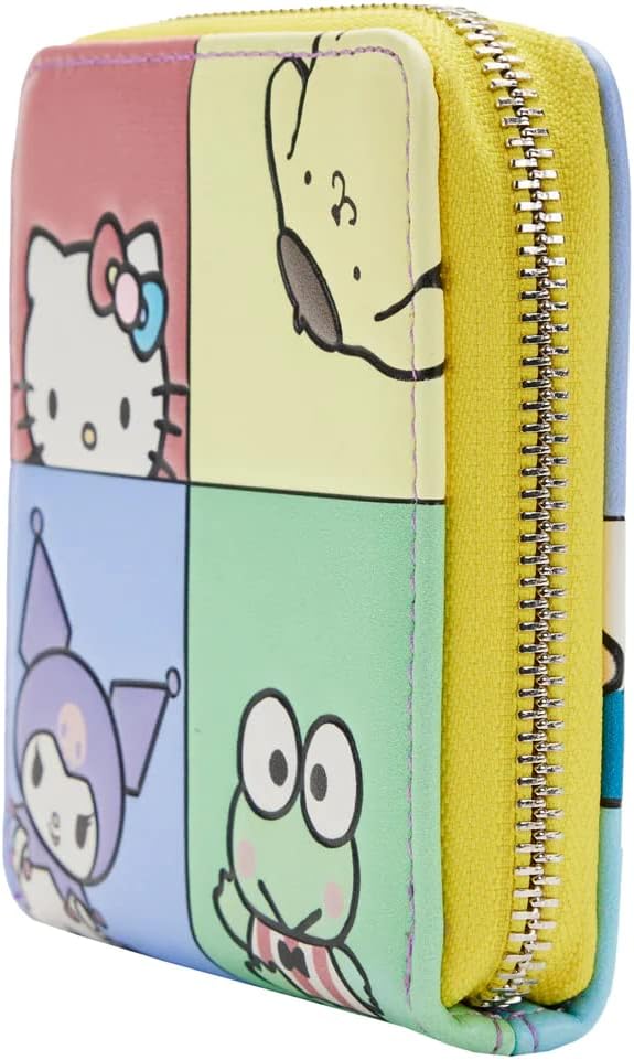 Loungefly Hello Kitty and Friends Color Block Faux Leather Zip Around Wallet - Image 4