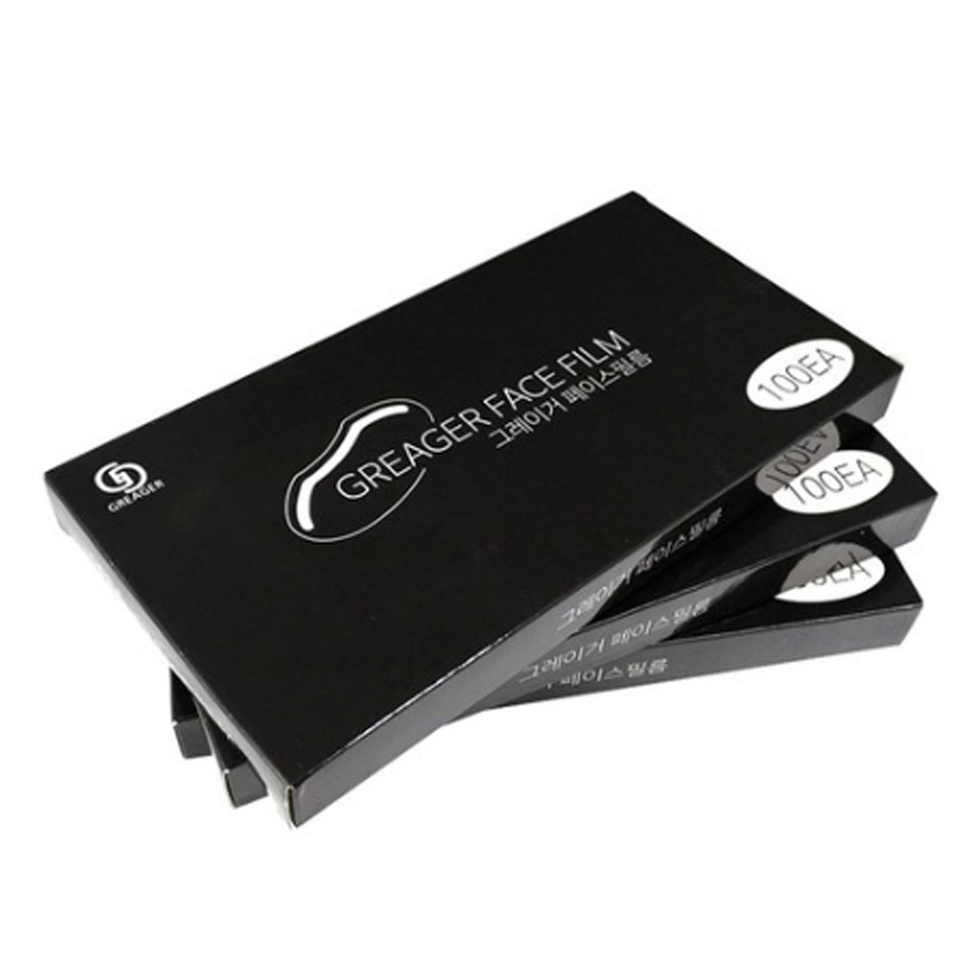 Face Cap Protective Film 100PCS Set, Masks for Hairspray Salon Supplies and Eyelash Extensions Eye Eyelid Surgery Aftercare, Made in Korea