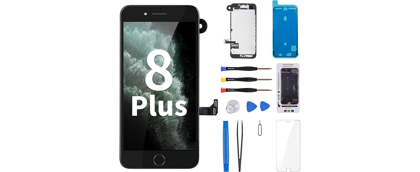 Amazon.com: CYKJGS for iPhone 8 Plus Screen Replacement with Home