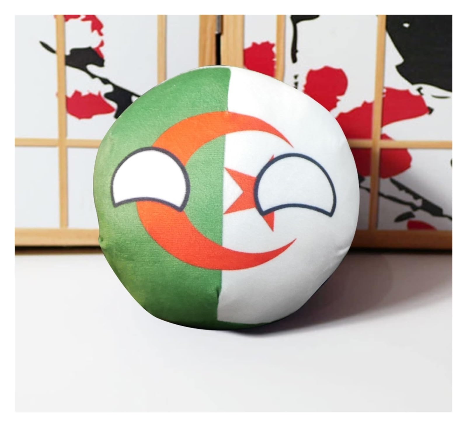 GANGKJDS Country Ball Plush - 20cm Poland Ball With National Flag, Cute Plush Toy Gift & Room Decor (Kyrgyzstan) - View #10