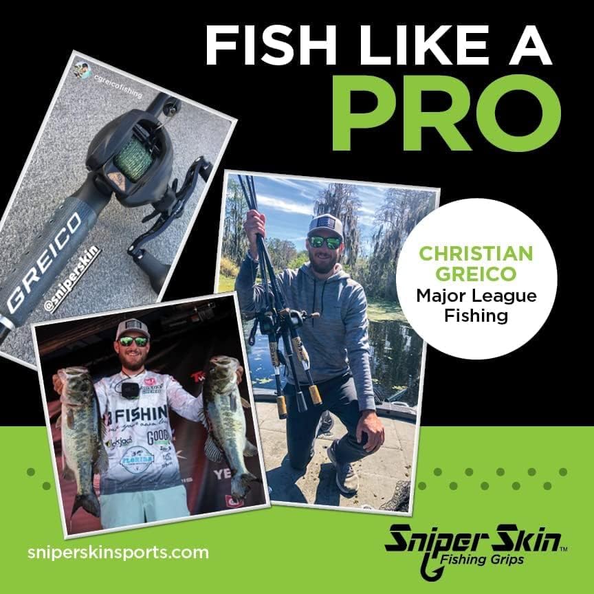 Miniatura 4 de Agarre para caña de pescar SNIPER SKIN - Accesorios de equipo de pesca - Impermeable y ajustable - Fácil de instalar, fuerte agarre de reemplazo