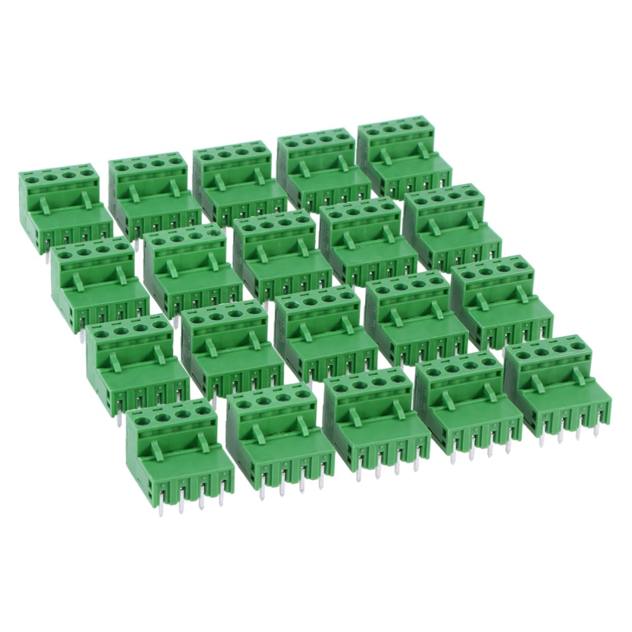 SOLUSTRE 3piezas Conector Pcb Terminal Block Pines Rectos Conector De Placa De Circuito Terminales De Bloque Para Aplicaciones Eléctricas Resistente Temperaturas De Paquete