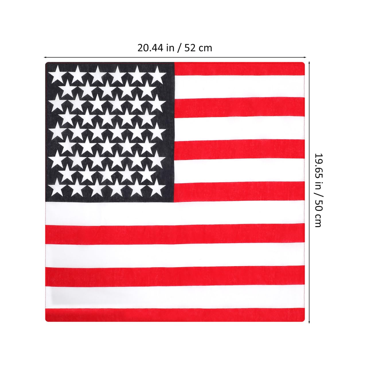 PRETYZOOM Copricapo Piccolo Foulard Bandana Con Bandiera Nazionale 21.6 Pollici Scialle Unisex Per Uso Medico E Attività Outdoor Hip Hop Moda
