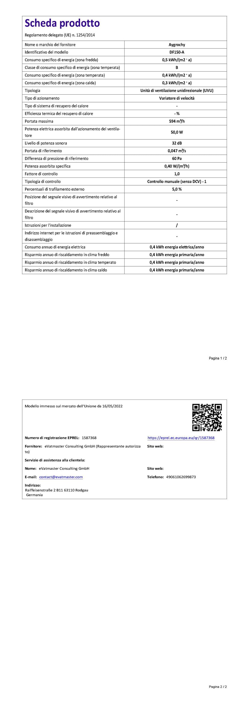 Aygrochy 150 mm Ventola Aspirazione 595 m³/h, Estrattore aria con regolatore di temperatura e umidità, ventola di scarico per Bagno, tenda di crescita, ventilazione e sfiato d'aria.