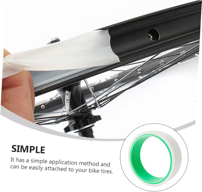 Cinta protectora para llanta de bicicleta BESTonZON 100x3.5 cm miniatura 6