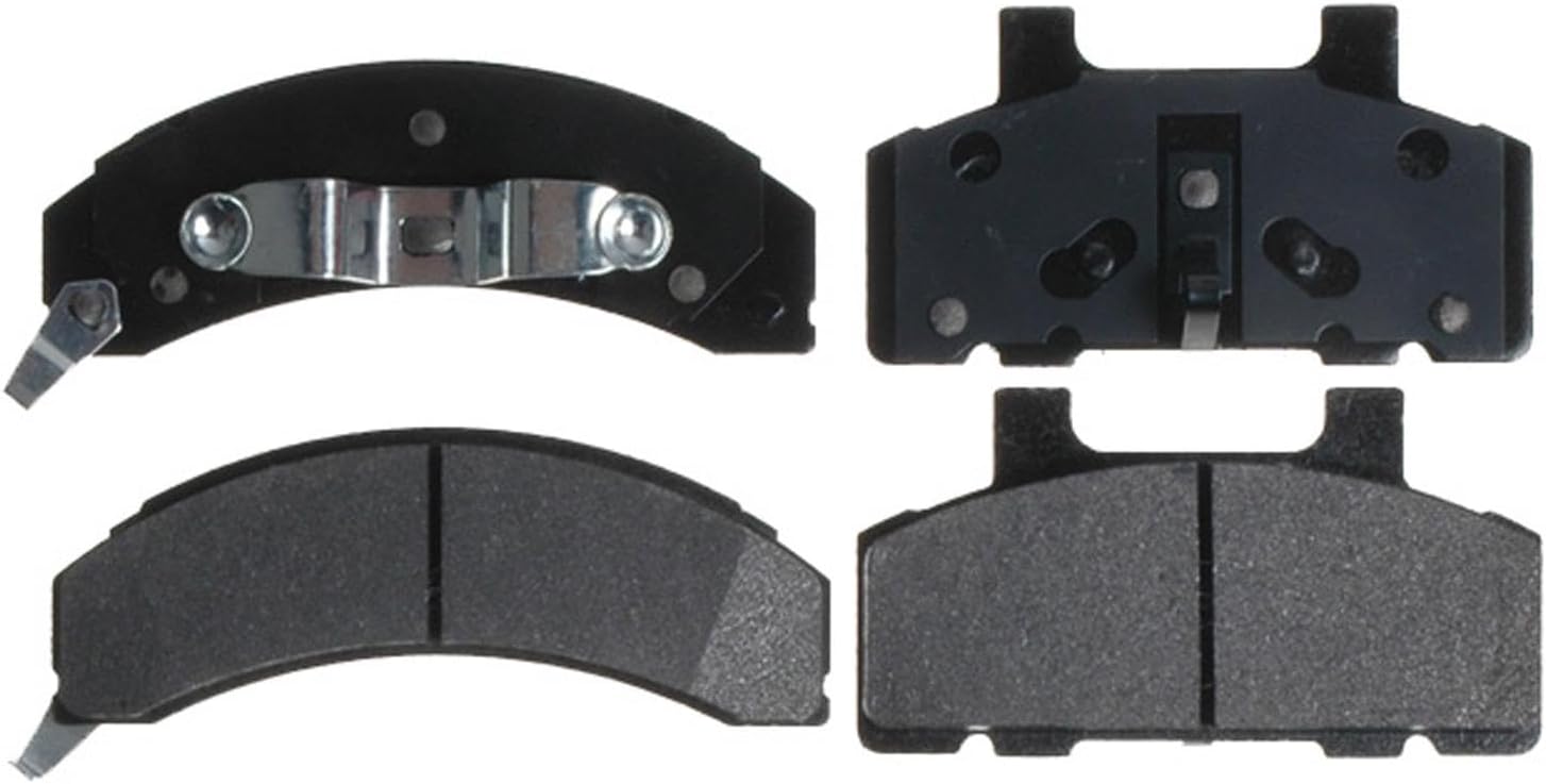 ACDelco Silver 14D215M (19286021) Semi-Metallic Front Disc Brake Pad Set with Wear Sensor