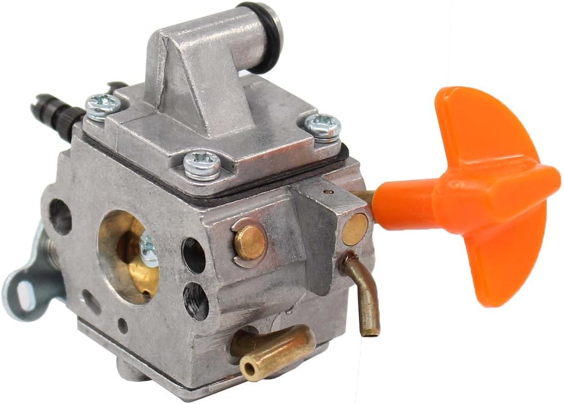 Angled view of the MOTOKU carburetor