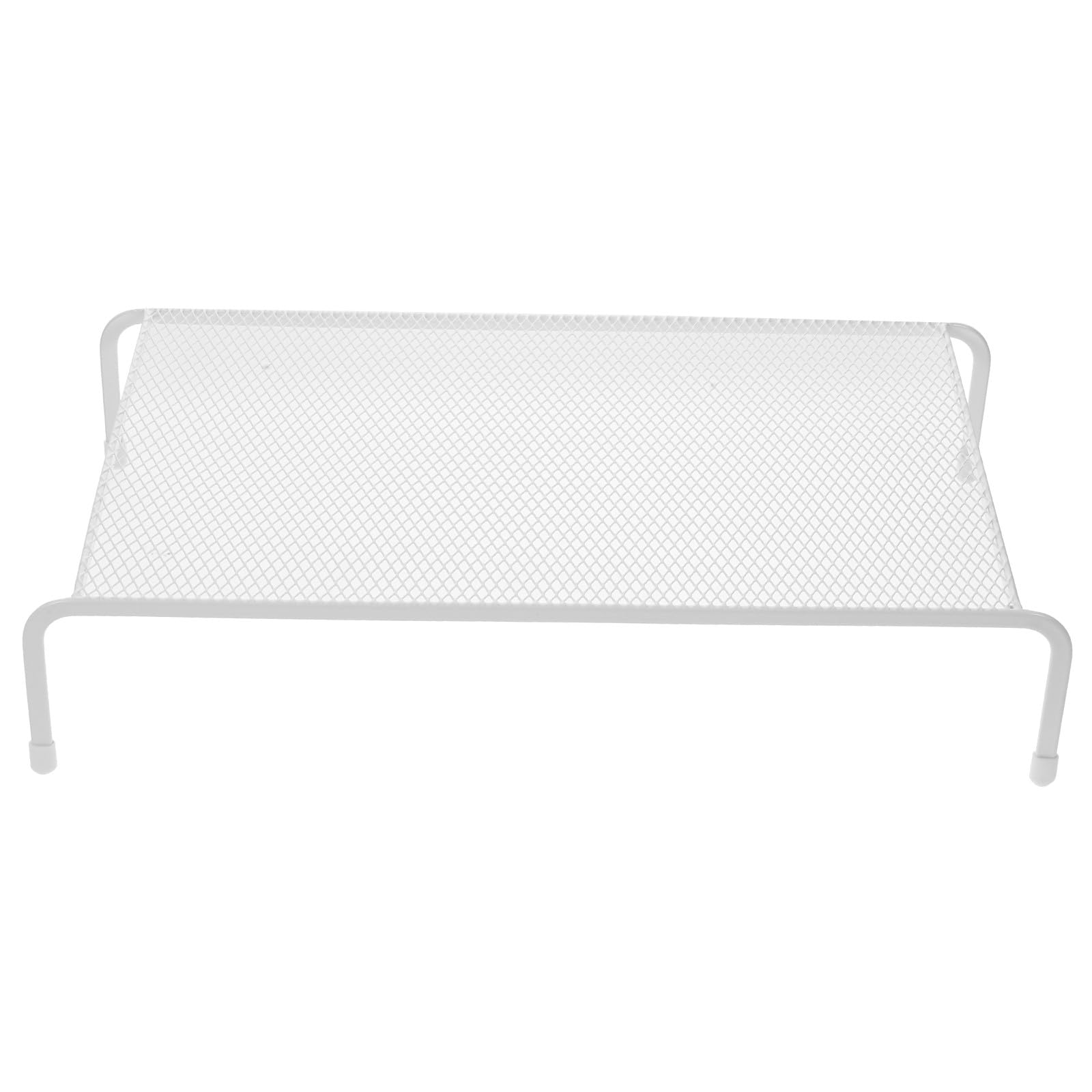 Soporte de ordenador blanco de hierro para monitor de oficina