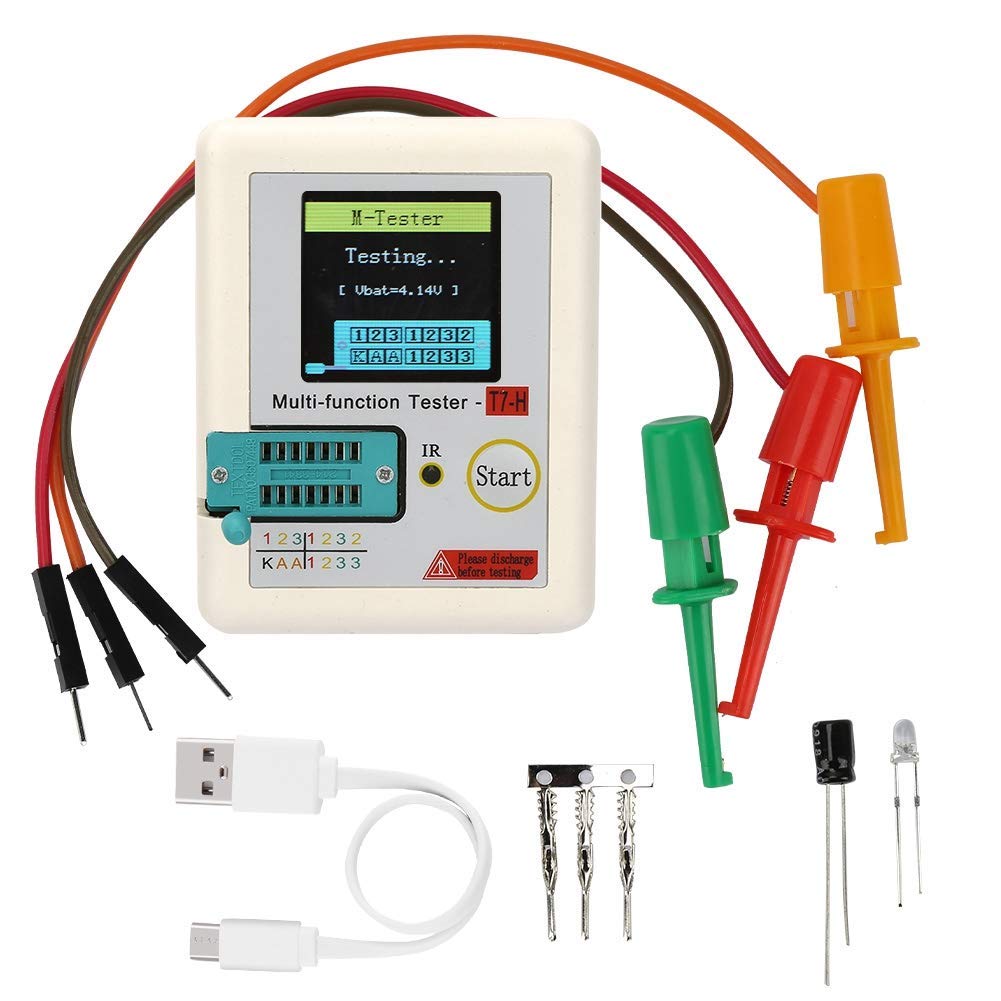 T7-H TFT Transistor Tester TFT Graphic Display Multifunction Test Transistor Diode Triode Tester