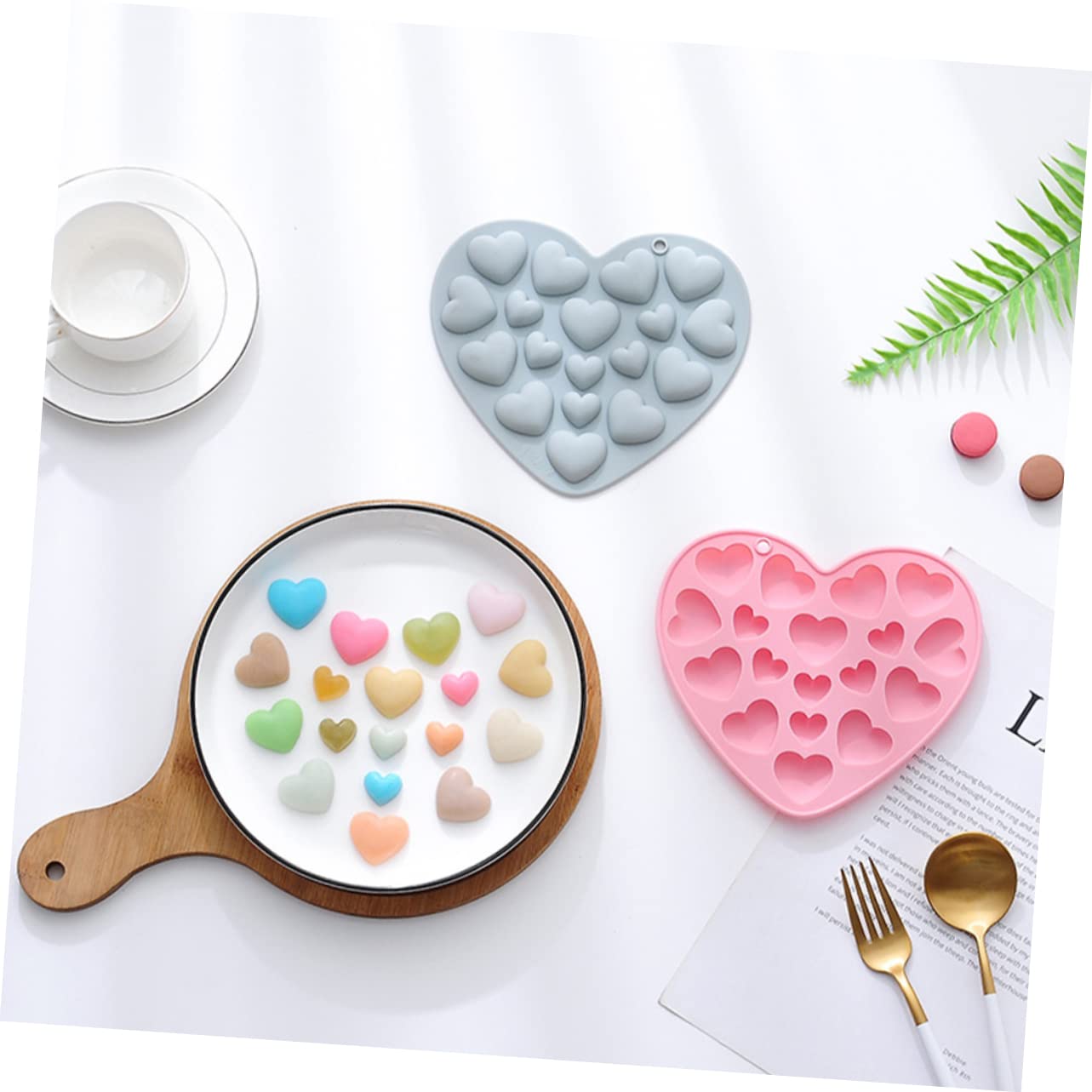 8 Pièces moule Multifonction décorer ornements silicone de qualité alimentaire