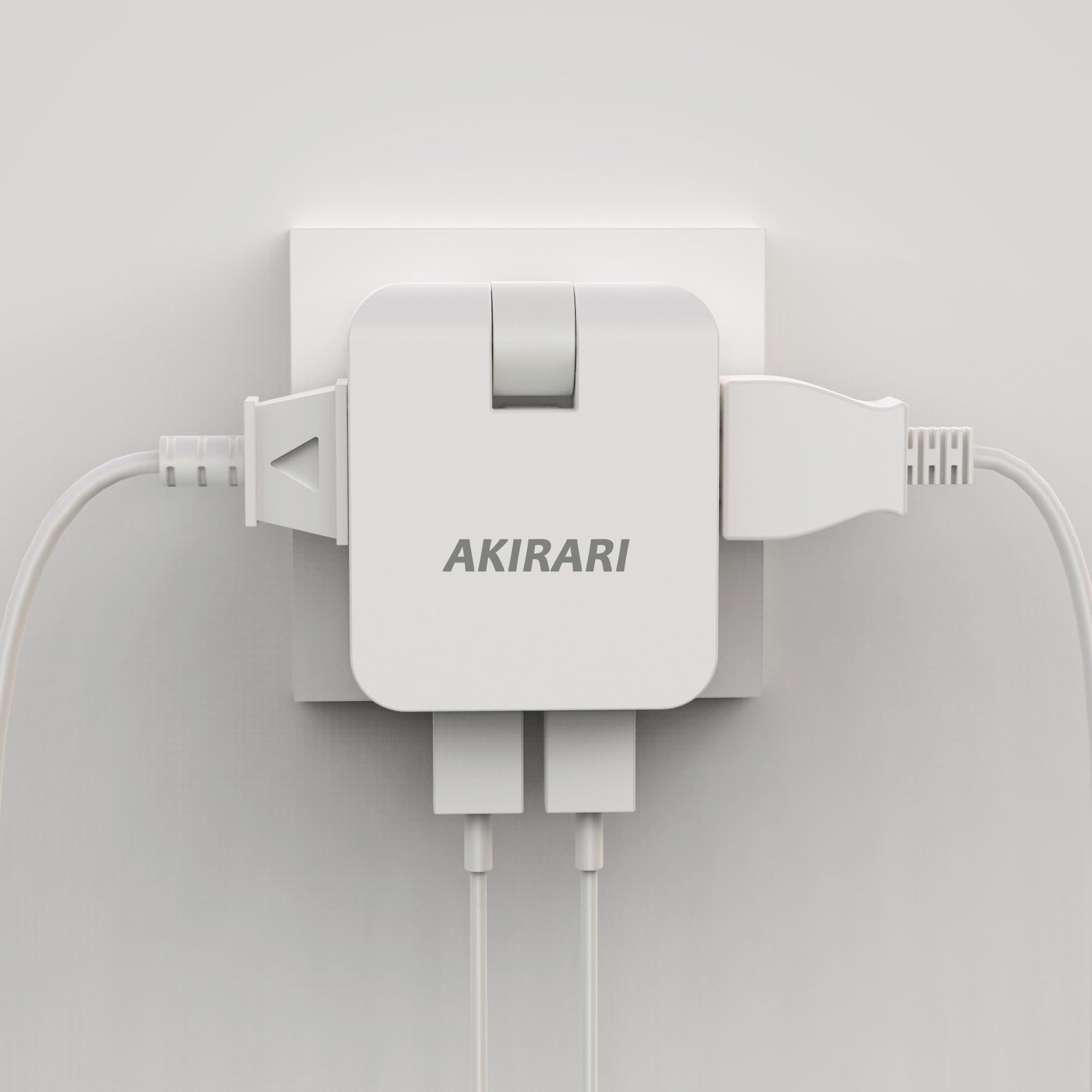 Amazon.co.jp: FUMITAKE コンセントタップ 2個AC口 2個USBポート 電源