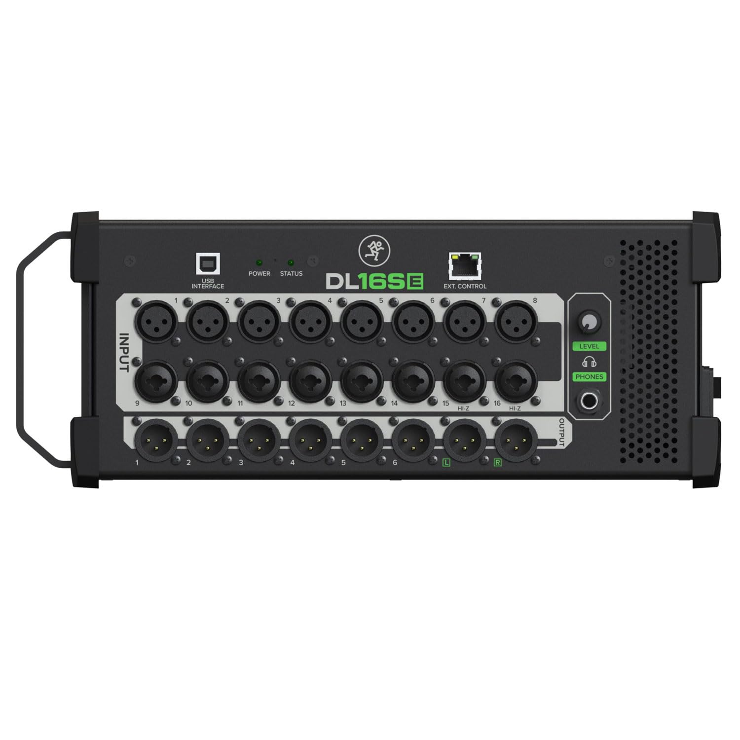 Mackie DL16SE Digitaler 16-Kanal Rack Mixer Mischpult + keepdrum XLR-Kabel