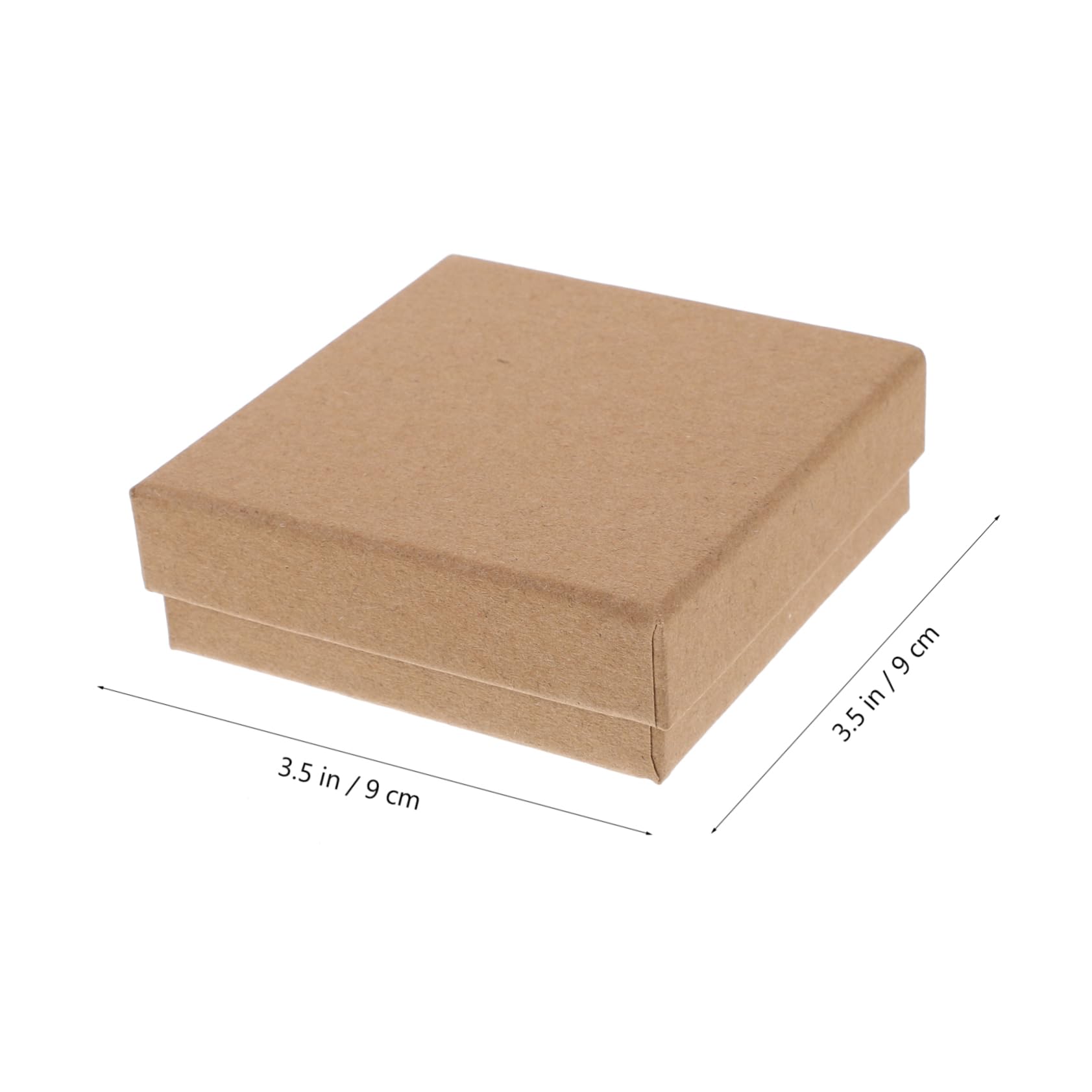5 Zestawów Pudełko Na Biżuterię W Stylu Vintage Z Papieru Pakowego Podsadzkarz Kartonowe Pudełka Z Wieczkami Pudełka Wysyłkowe Opakowanie Wysyłka Sześcian Brown Papier 10 Szt.*5