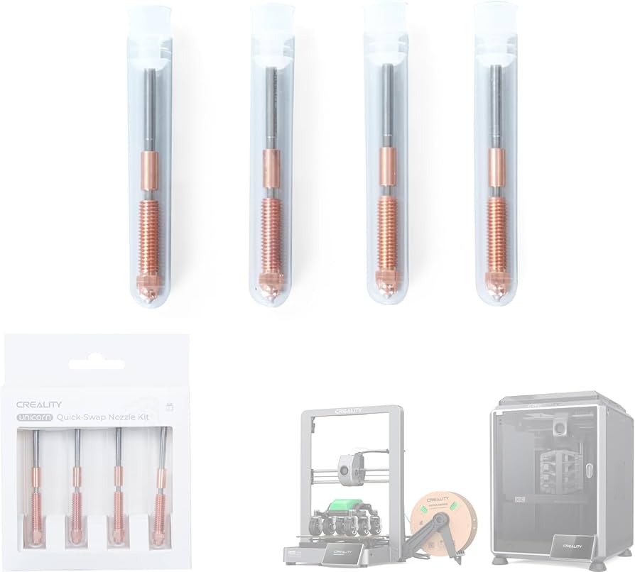 Amazon.com: Creality Unicorn Quick-Swap Nozzle Kit (4PCS) for 3D