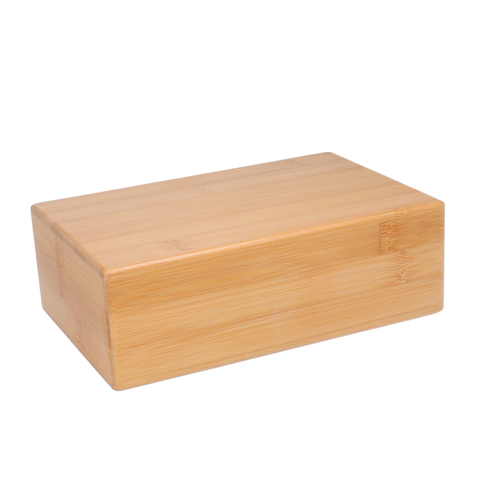 ibasenice Bloque de Yoga y Diseño Portátil Superficie Lisa de Bambú Natural Adecuado para Yoga, Pilates y Meditación en Casa