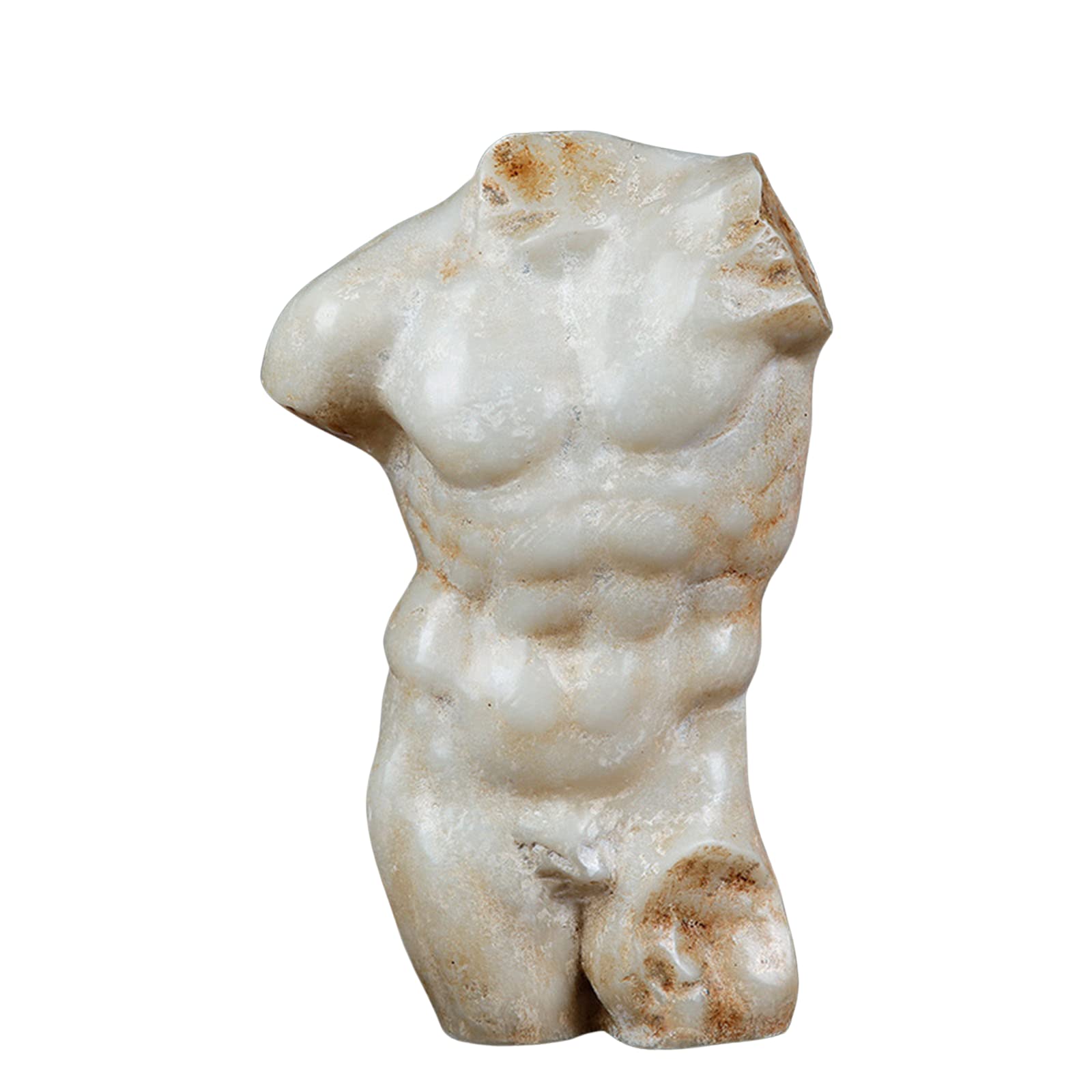 Amazon.co.jp: WANZPITS セクシーなヌードバスト彫刻樹脂筋肉の男性の