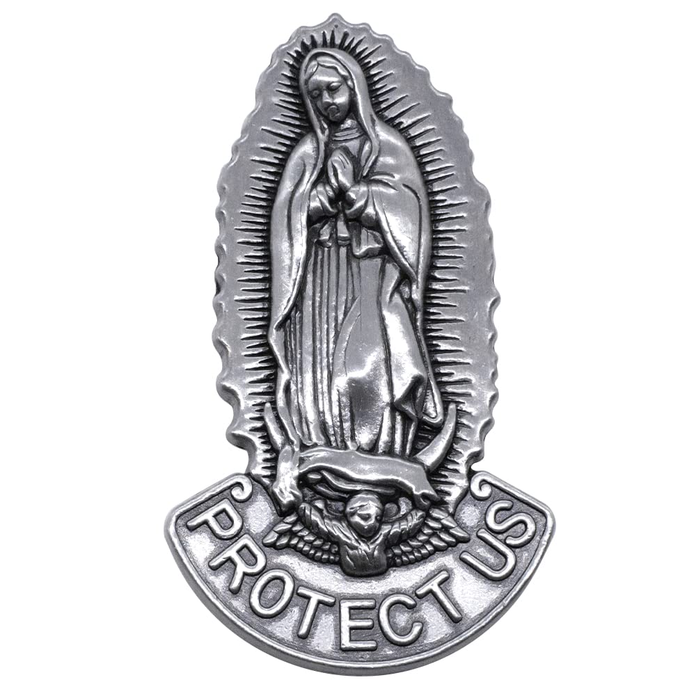Metal Religious Visor Clips Catholic Décor for Cars
