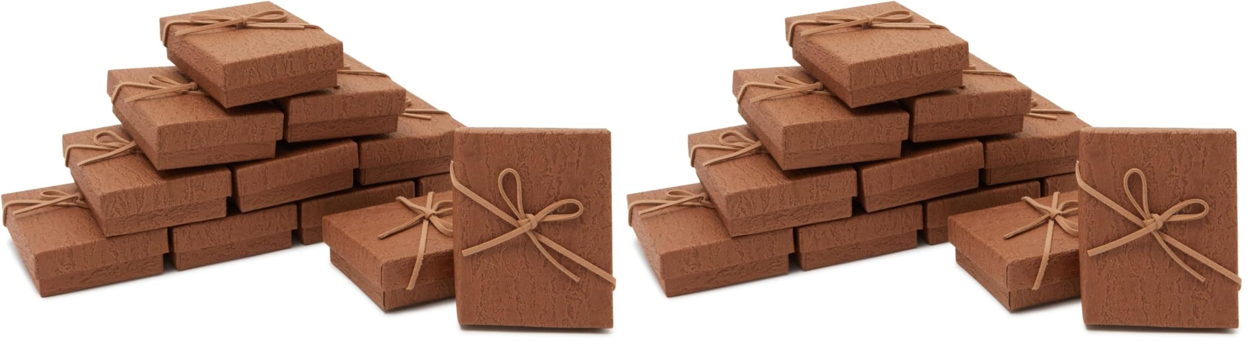 Amazon.com: Juvale Jewelry Gift Boxes - 3.7 x 2.9 x 1.3 In, Kraft