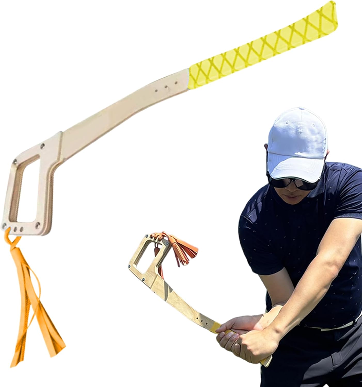 ゴルフスイング練習器具 - 調整可能なゴルフ練習器具 | 位置調整機能付き 矯正ツール 初心者や男女兼用 ダッド向け練習