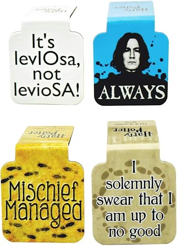 Miniatura 4 de Ata-Boy Harry Potter Surtido #1 Juego de 4 marcadores magnéticos de 1 pulgada