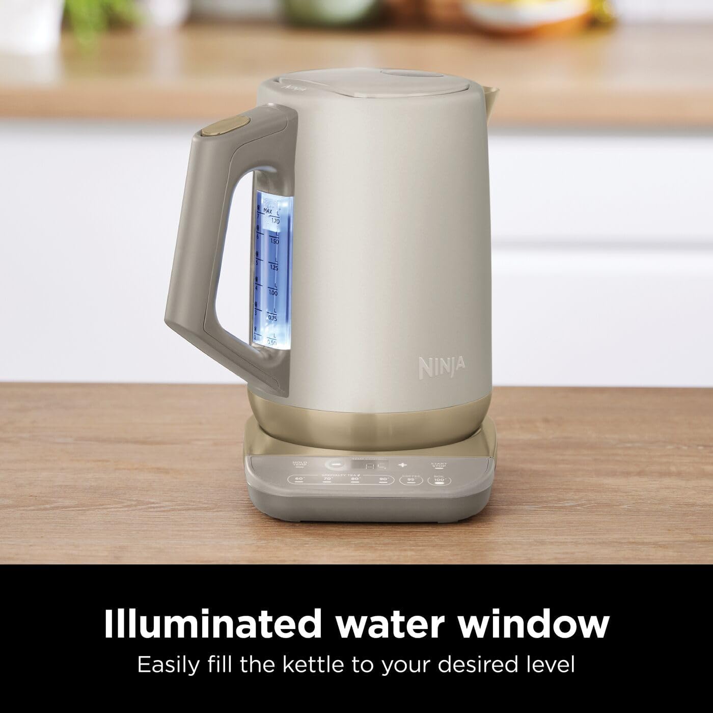 Ninja Ninja Perfect Temperature Kettle, 1.7L (KT201UKSTGD) thumbnail 6