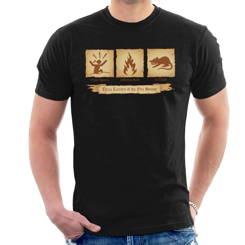 Princess Bride Fire Swamp Men's T-Shirt Black