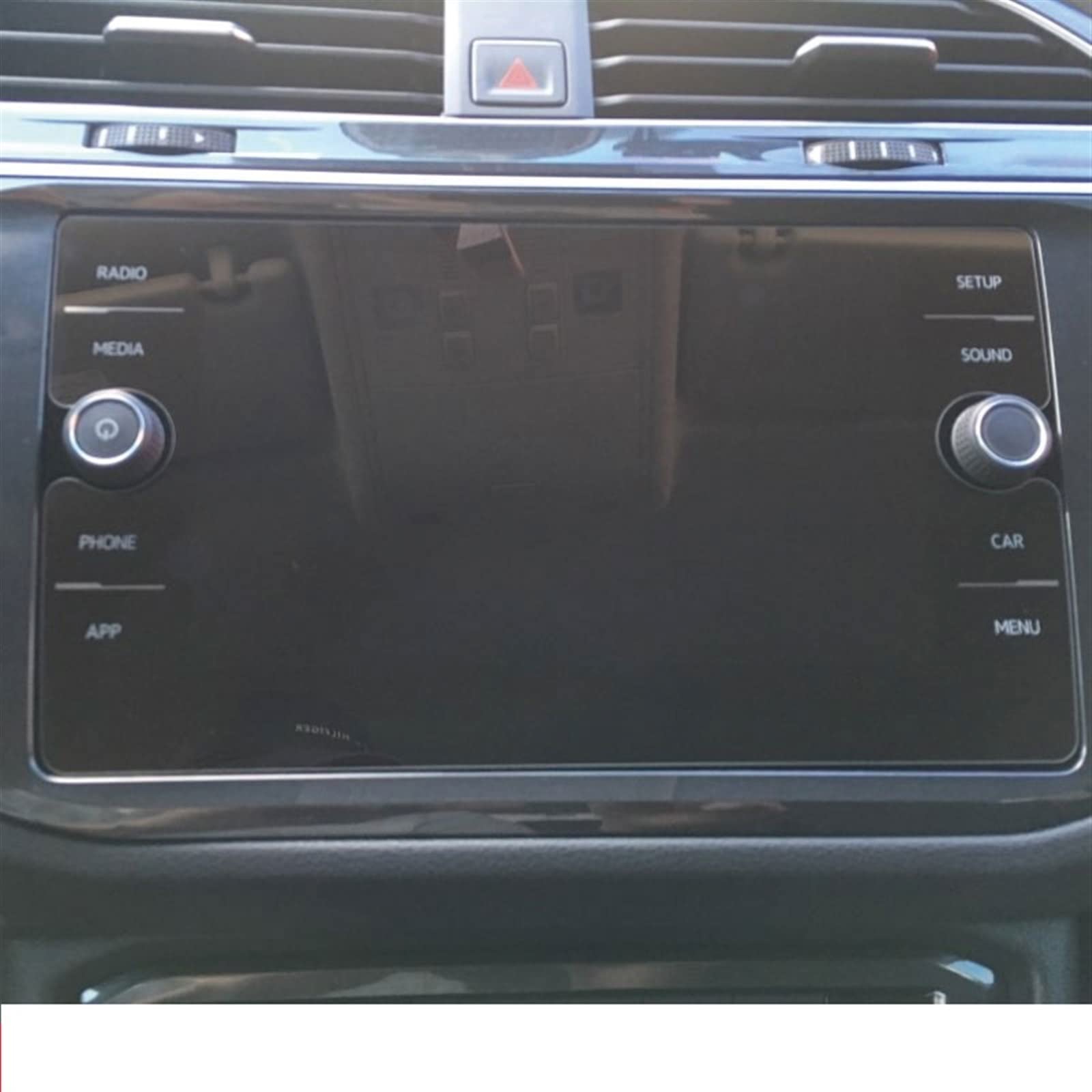 ZAPORA Bello Durevole Pellicola in Vetro Temperato per VW Tiguan Protezione per Schermo GPS per Auto Navigazione Dvd Stereo Radio Tablet Pad Ebook Reader