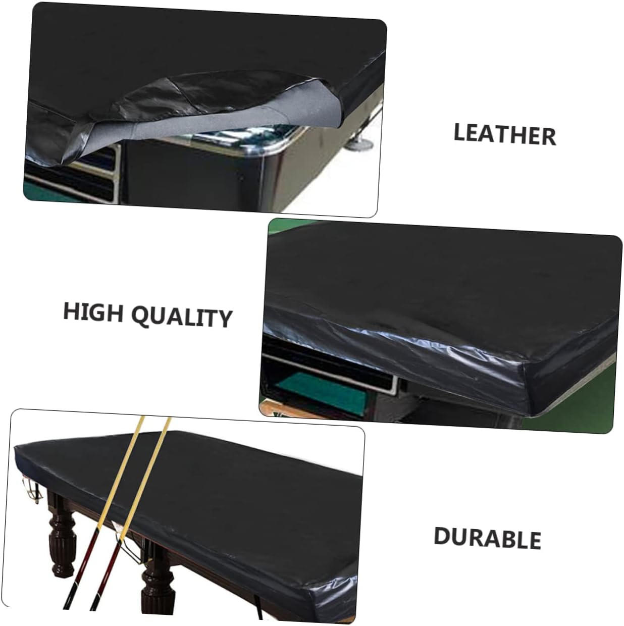UPKOCH 1Pc Heavy Duty Billiard Table Cover Multifunctional Protection for Outdoor Furniture All Season Use Fits Pool Tables