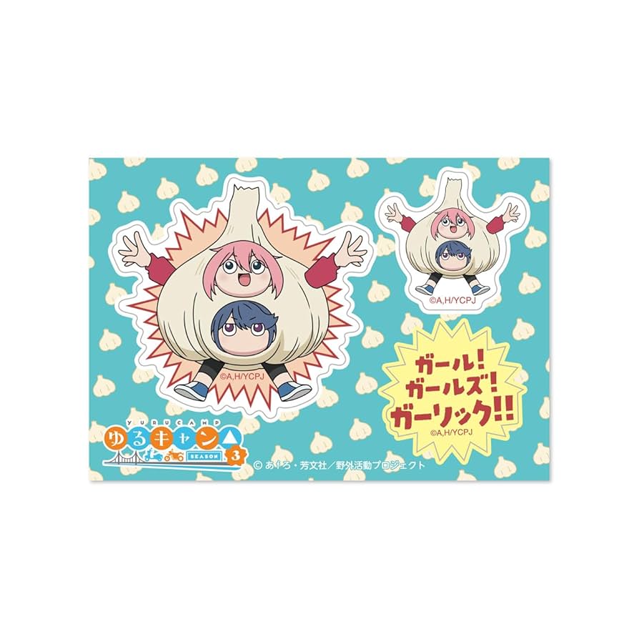 Amazon.co.jp: ゆるキャン△ SEASON3 GG3耐ステッカー ガール