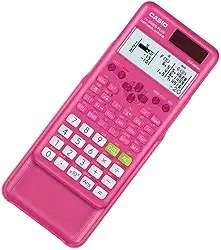 Calculadora científica Casio FX-300ESPLS2, pequena, rosa