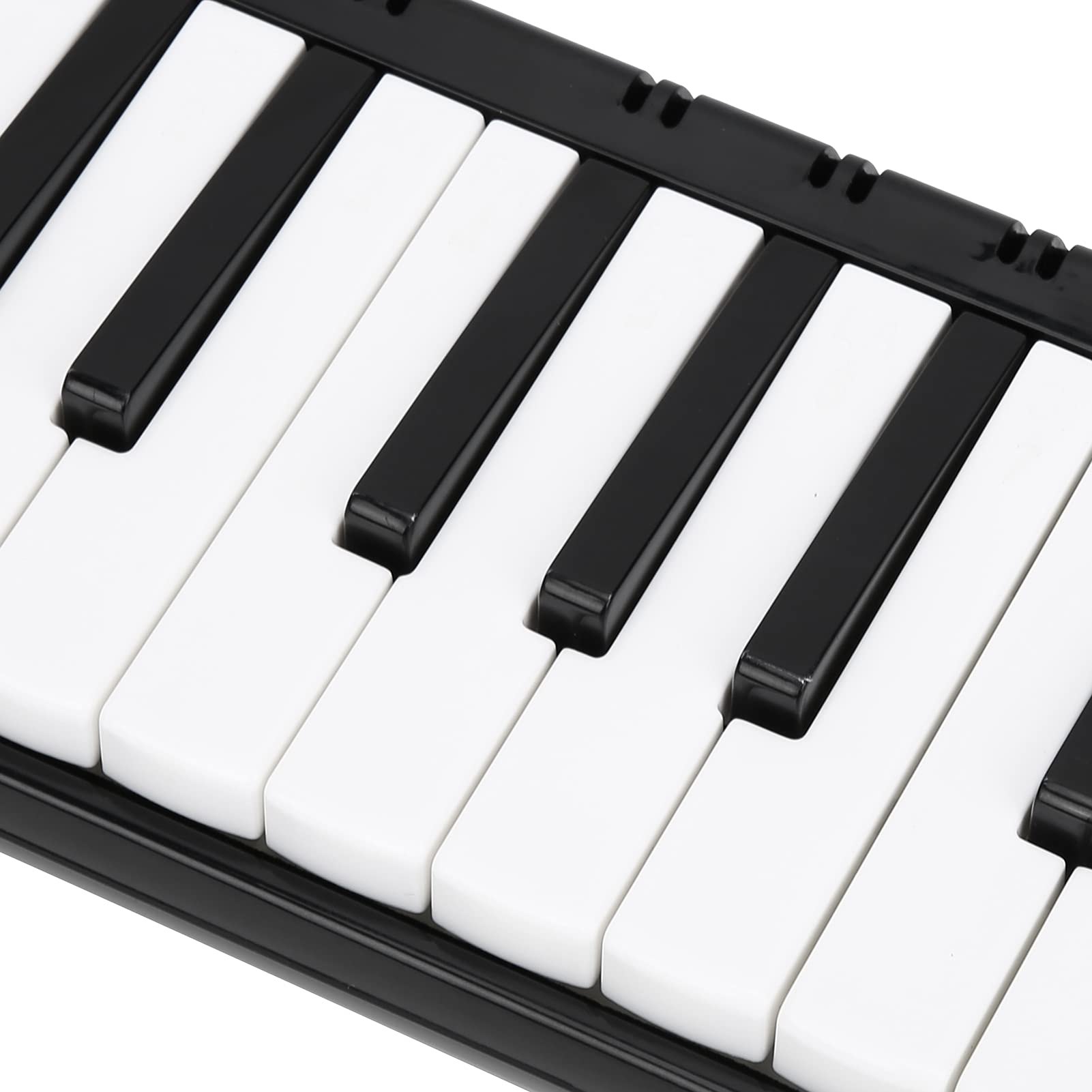 Melodica, Melodica 37-Tasten-Tastatur-Blasmusikinstrument für Professionelles Anfängertraining (Schwarz)
