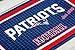 Team Sports America NFL New England Patriots Embossed Outdoor-Safe Mat - 30
