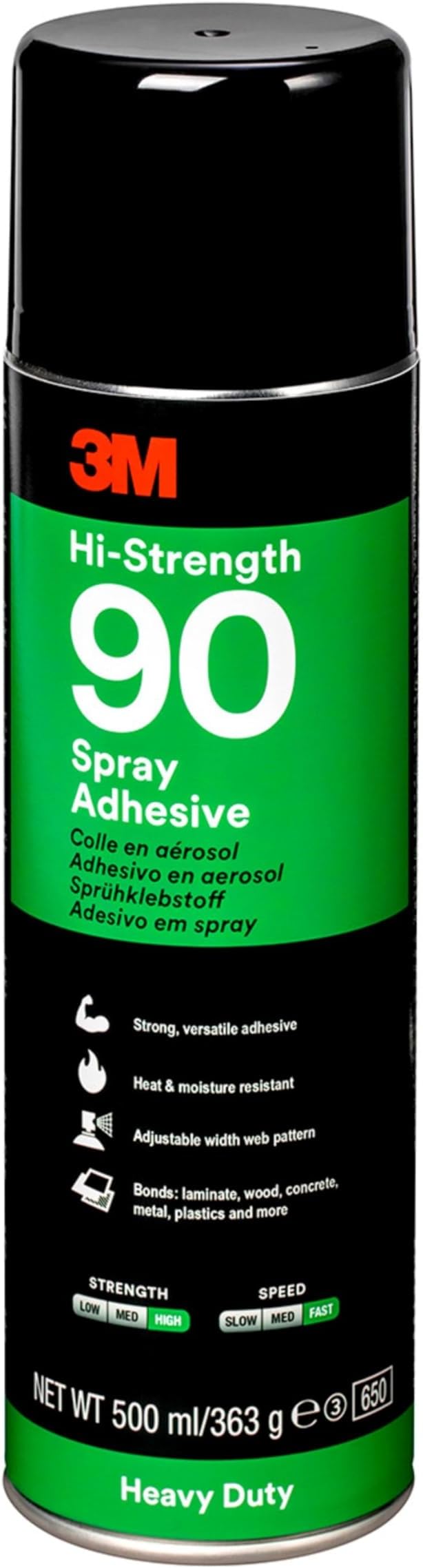 3M Spray90 High Strength Adhesive, 500 ml