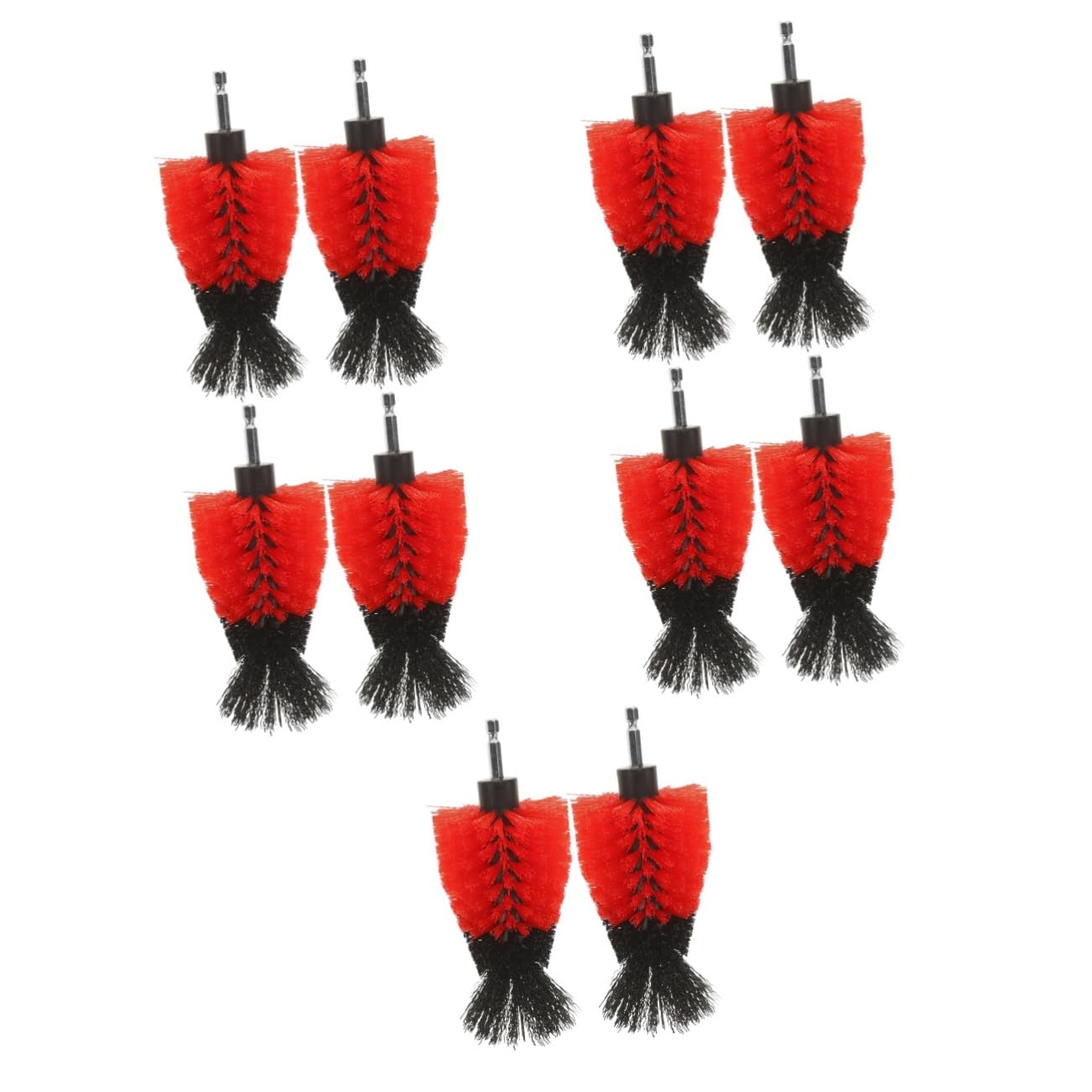 Beaupretty 10piezas Cepillos De Limpieza para Taladro Accesorios De Cepillo De Perforadora De Fregado para Limpiar Coches Cocinas Azulejos y Bañeras