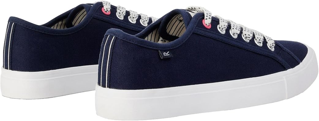 Regatta Womens Marine Canvas Lightweight Pump Trainers