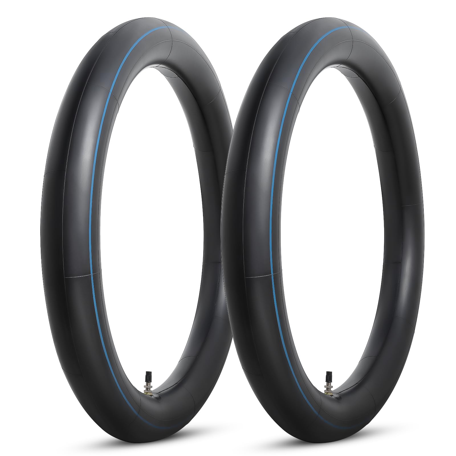 2 unidades 2,75/3,00 – 21 (80/100-21) cámaras de aire para motocicleta TR4 Dirt Bike Premium de repuesto para motocicleta de carga pesada, compatible con neumáticos delanteros y traseros de