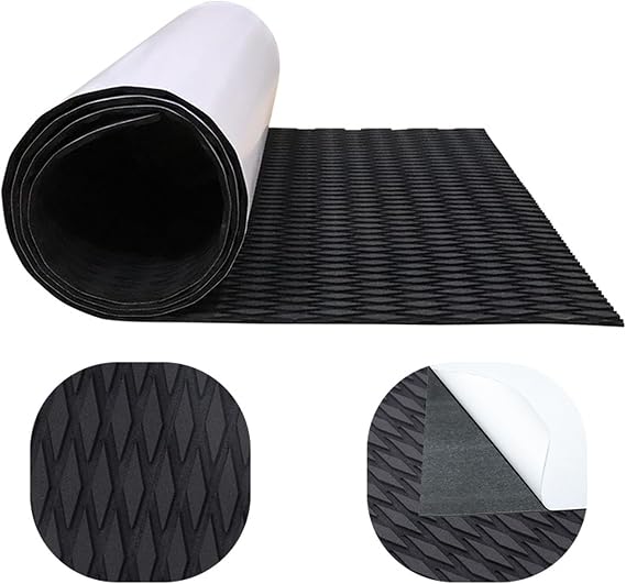 Surfboard Traction Pad | Anti-Slip Surfboard Grip Pad | Non Slip Boat Deck Matting | Boat Flooring EVA Foam Decking | Trimmable Deck For Surfboards, Standup Paddle Boards 120x30cm
