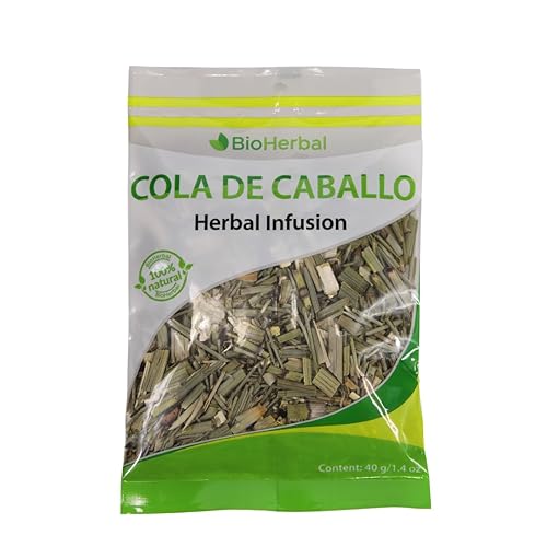 Miniatura 3 de BIO HERBAL CABALLO NATURAL TÉ DE HOJAS SUELTAS SECAS DE PERÚ. COLA DE CABALLO TE-1,4 OZ-40 GR.- Y 15 BOLSAS DE TÉ DESECHABLES PARA TÉ SUELTO.