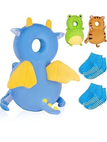 MAFORTS Mochila protectora para la cabeza del bebé, protector de cabeza de bebé, seguridad para caminar, anticaídas, mochila para niños y niñas
