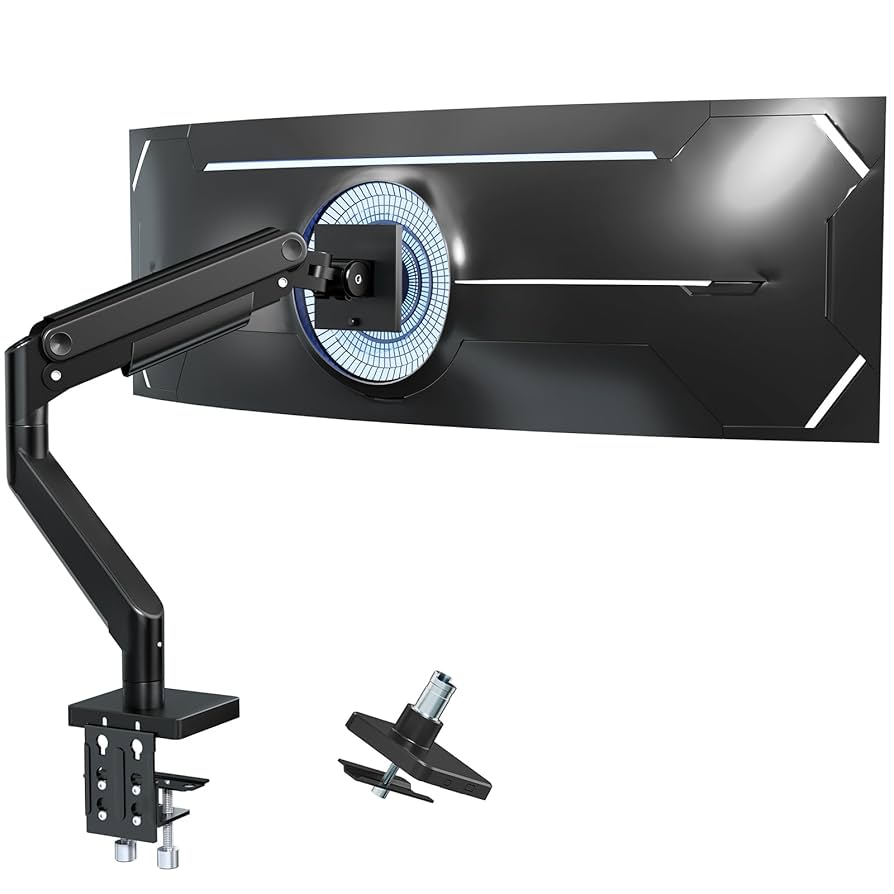 モニターアーム 18kg高耐荷重 17-49インチ対応 Amazon.co.jp: 【2025新型】HUANUO (ファーノー) モニターアーム