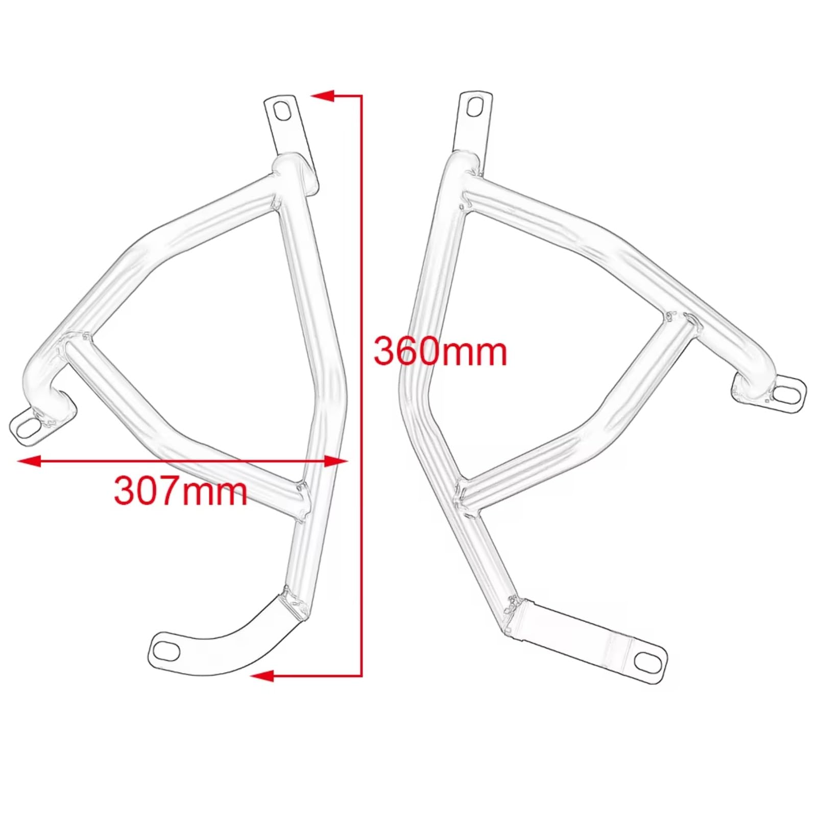 Paraurti Compatibile Con Per Z500 Per Se Per Abs 2025 Protezione Telaio Paraurti Moto Protezione Motore Autostrada Crash Bar