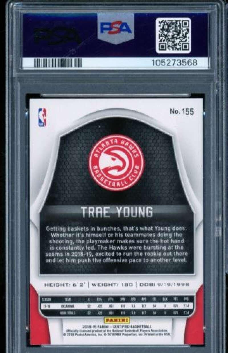 Trae Young Rookie Card 2018-19 Panini Certified #155 PSA 9 - Basketball Slabbed Rookie Cards