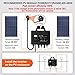 RC Mikro-Wechselrichter 800 W, 26-60V DC Eingang, Solar-Wechselrichter MPPT Mikro-Netzeinspeise-Konverter mit WiFi-Überwachung für Mobiltelefone, Schwarz,0% VAT