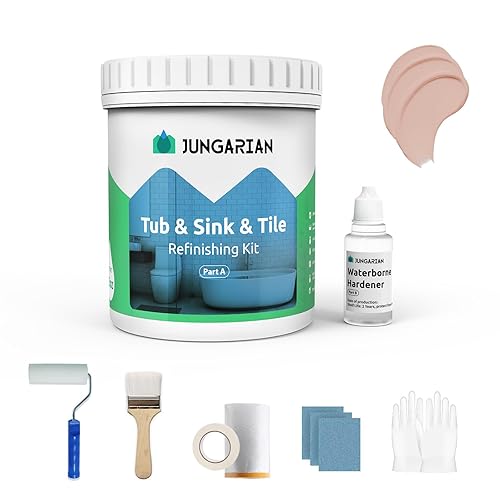 Tub and Tile Refinishing Kit 35oz with Tools, Low Odor