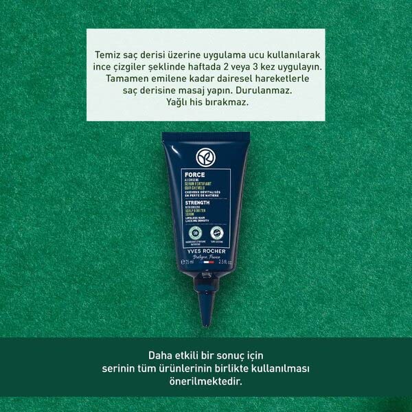 Yves Rocher Serum Force Intensive Scalp Booster Strenth Serum Treatment Hair Care - 75 ml. / 2.5 fl.oz. - Image 8