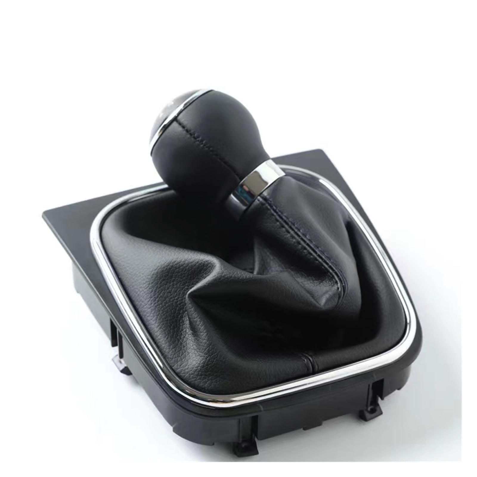 Kunyos Leather 6 Speed Suit Gear Shift Knob For Vw For Golf 5 V Mk5 Mk6 For Jetta R32 2004-2014 Upgrade