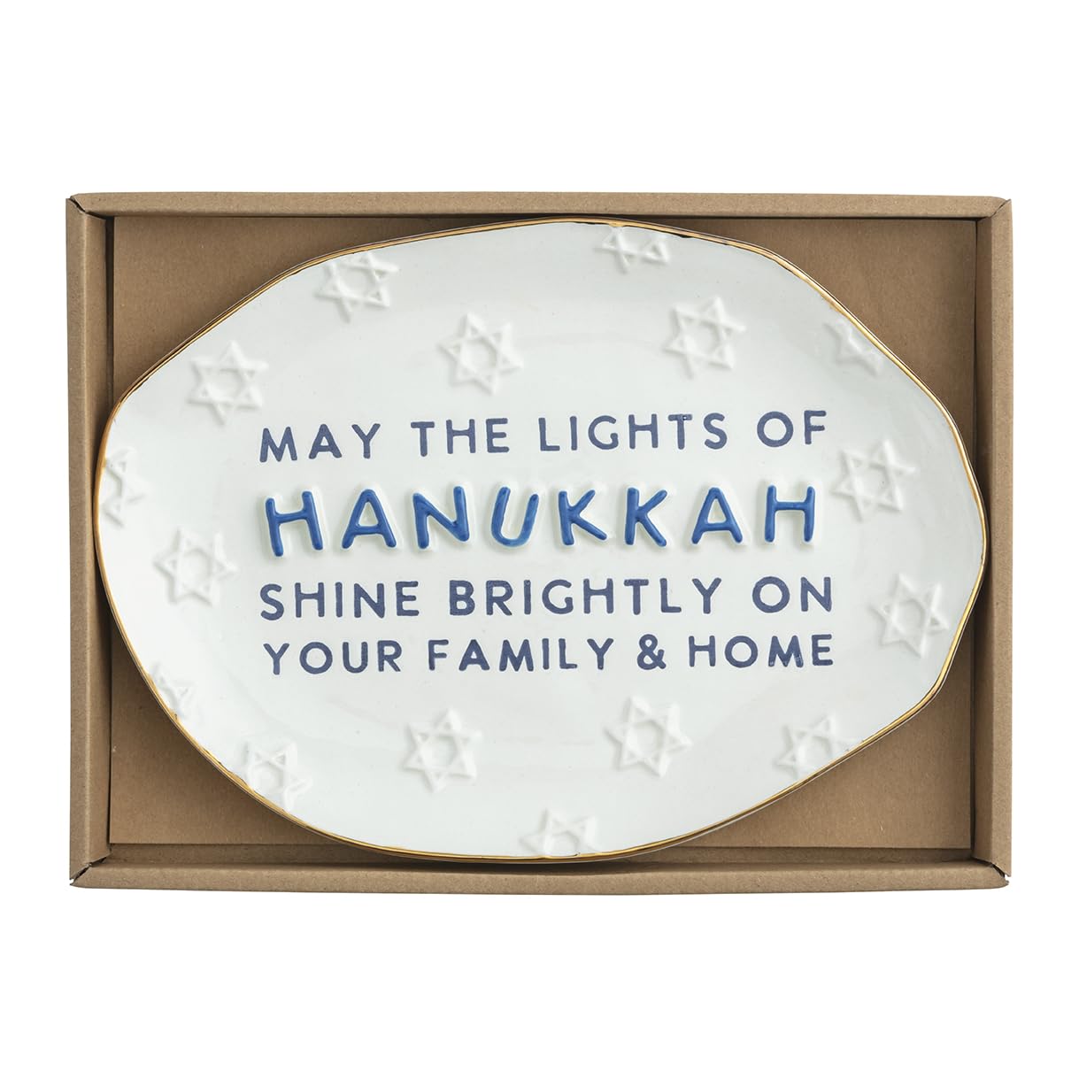 Plateau de Hanoukka Mud Pie idée cadeau idéale pour la famille