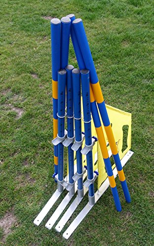 Callieway 2Stk. Agility Hürden, Dog Agi Jump ProIII“ inkl. je 2 Wurfstangen (FCI konform) auch für Cavaletti Training*