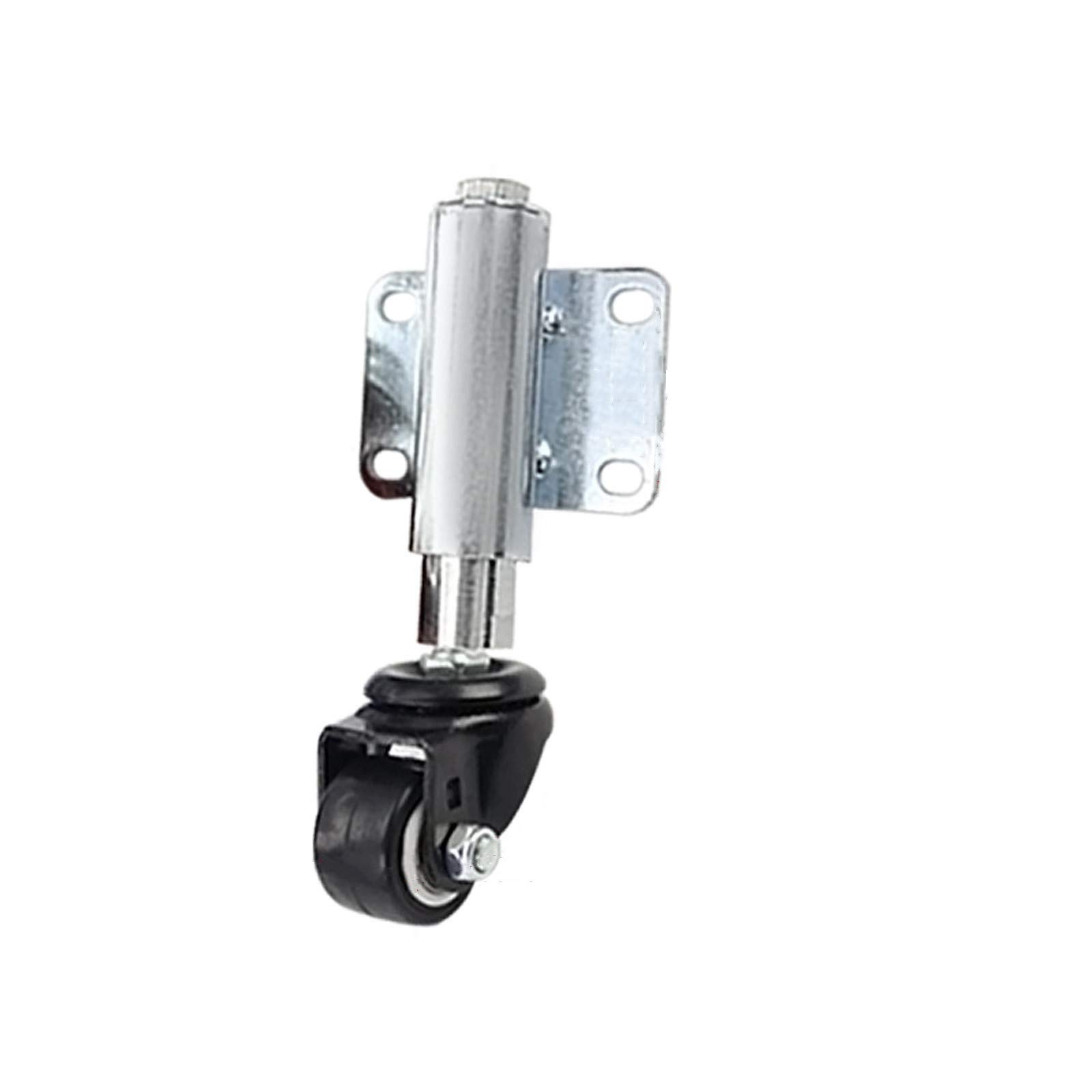 GBRJUYF Heavy Duty Spring Loaded Swivel Caster Wheels, 30mm Braked Castors for Furniture & Trolley, 50kg Load Capacity, Ideal for Gates & Tables, Durable & Versatile